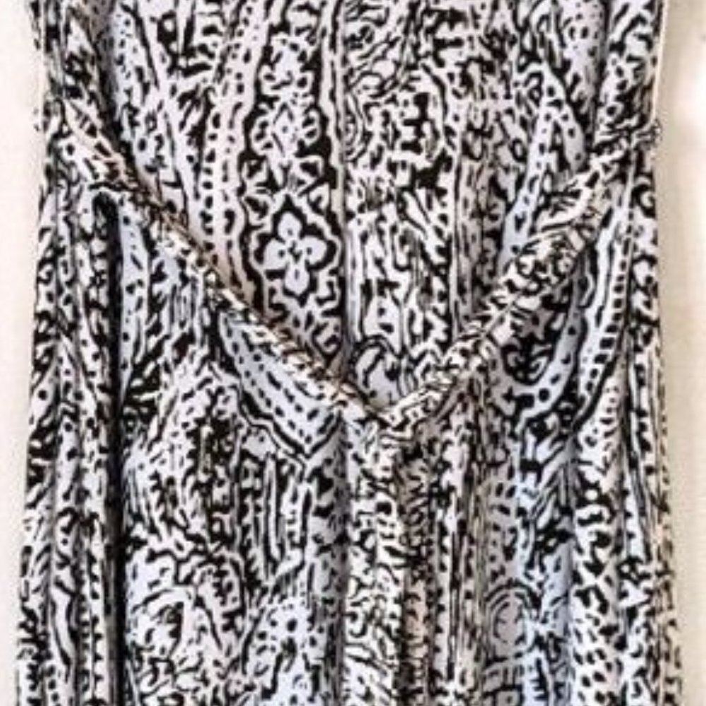CHAUS New York Women's Long Dress Dinner Bohemia Cocktail Dress Green Be… - Picture 11 of 12